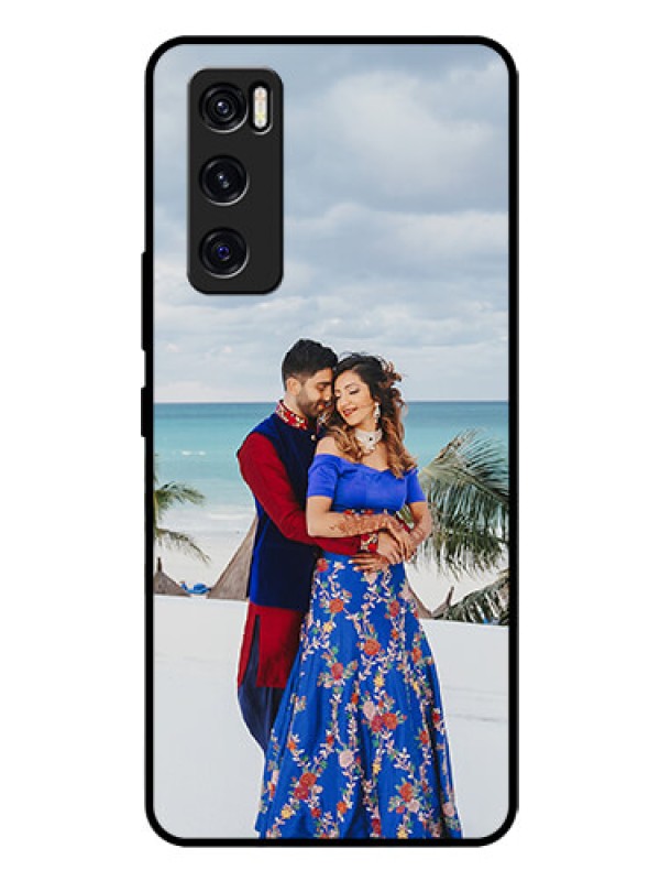 Custom Vivo V20 Se Photo Printing on Glass Case  - Upload Full Picture Design