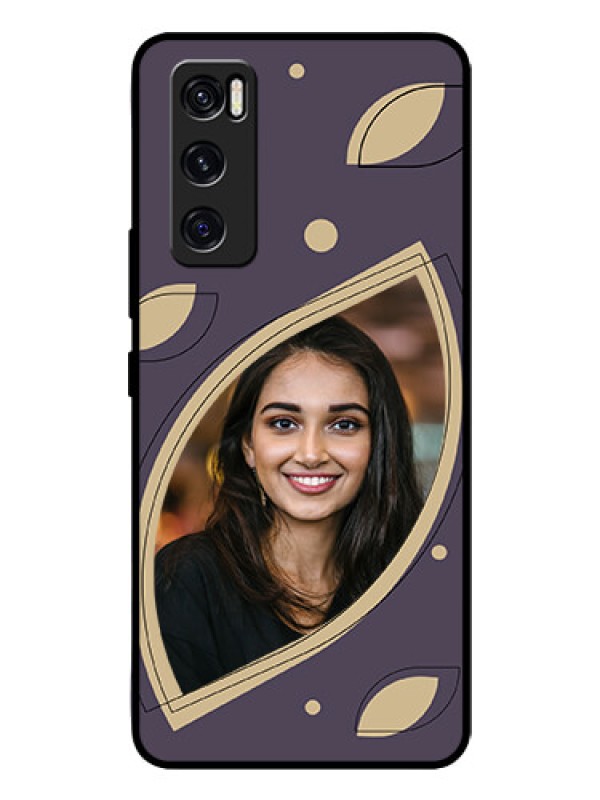 Custom Vivo V20 Se Custom Glass Mobile Case - Falling Leaf Design