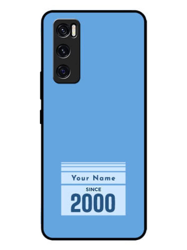 Custom Vivo V20 Se Custom Glass Mobile Case - Custom Year of birth Design