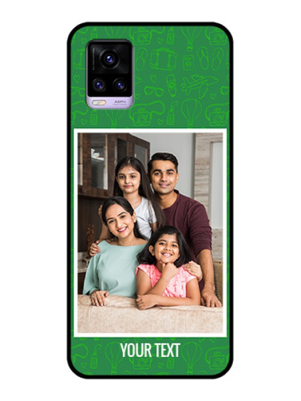 Custom Vivo V20 Personalized Glass Phone Case  - Picture Upload Design