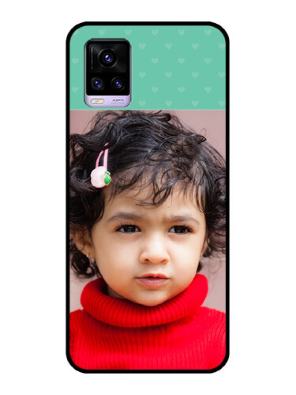 Custom Vivo V20 Custom Glass Phone Case  - Lovers Picture Design