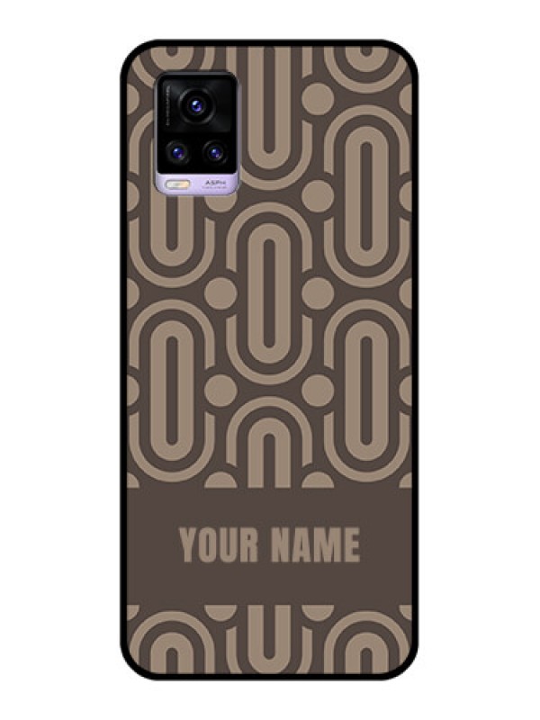 Custom Vivo V20 Custom Glass Phone Case - Captivating Zero Pattern Design