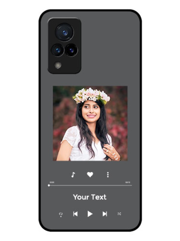 Custom Vivo V21 5G Custom Glass Mobile Case - Play The Music Design