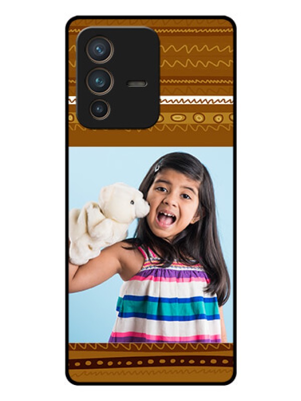 Custom Vivo V23 Pro 5G Custom Glass Phone Case - Friends Picture Upload Design