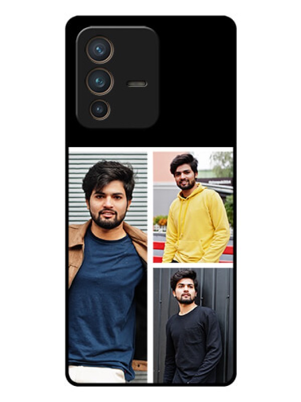 Custom Vivo V23 Pro 5G Photo Printing on Glass Case - Upload Multiple Picture Design