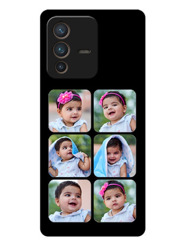 Custom Vivo V23 Pro 5G Photo Printing on Glass Case - Multiple Pictures Design