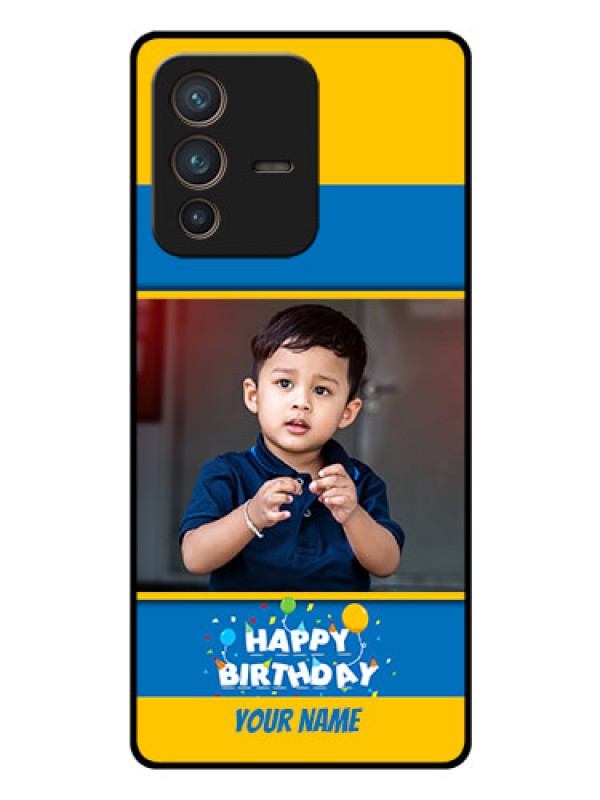 Custom Vivo V23 Pro 5G Custom Glass Mobile Case - Birthday Wishes Design