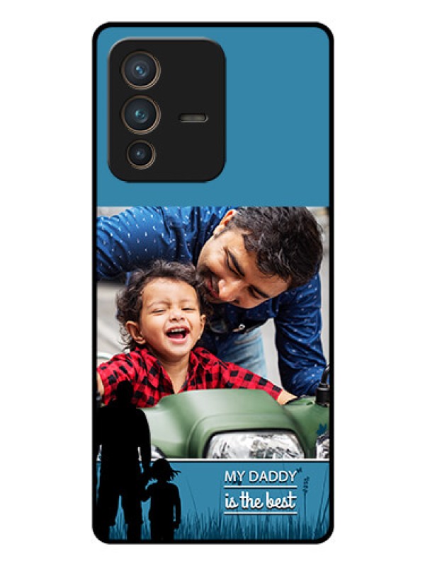 Custom Vivo V23 Pro 5G Custom Glass Mobile Case - Best dad design