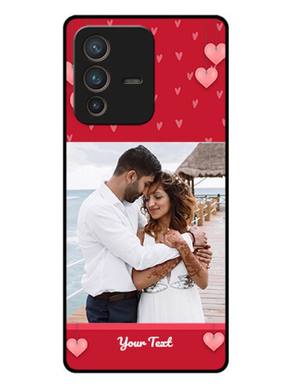 Custom Vivo V23 Pro 5G Custom Glass Phone Case - Valentines Day Design