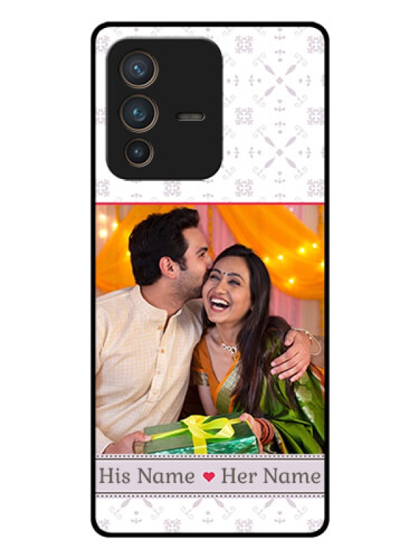 Custom Vivo V23 Pro 5G Custom Glass Mobile Case - with Photo and Ethnic Design