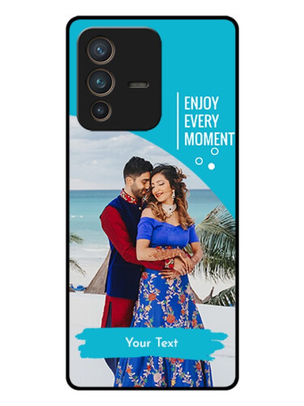 Custom Vivo V23 Pro 5G Custom Glass Mobile Case - Happy Moment Design