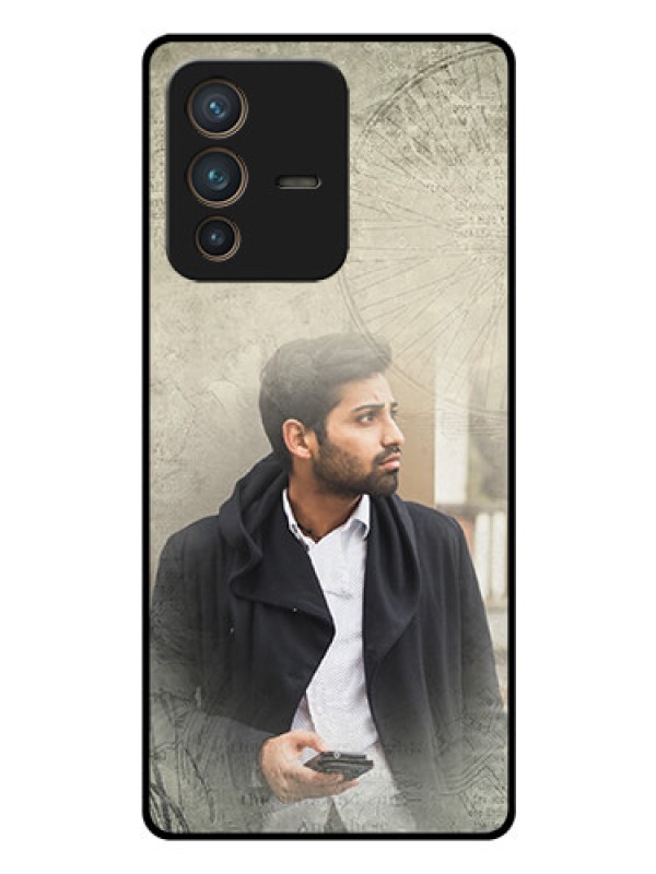 Custom Vivo V23 Pro 5G Custom Glass Phone Case - with vintage design