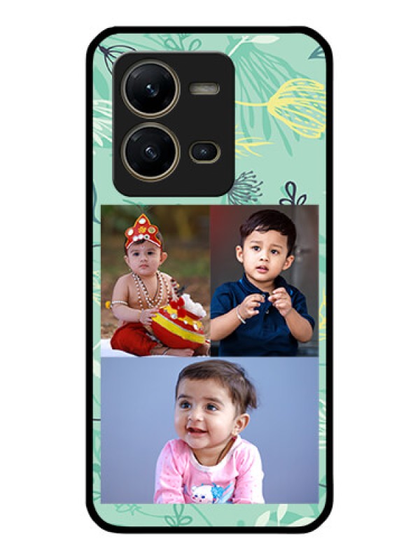 Custom Vivo V25 5G Photo Printing on Glass Case - Forever Family Design