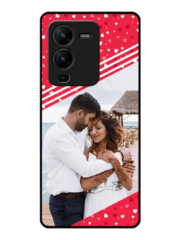 Custom Vivo V25 Pro 5G Custom Glass Mobile Case - Valentines Gift Design