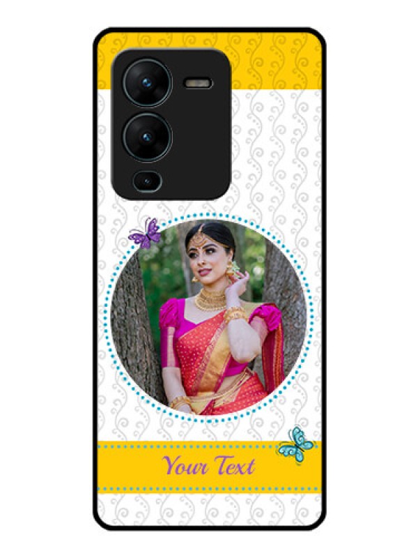 Custom Vivo V25 Pro 5G Custom Glass Mobile Case - Girls Premium Case Design