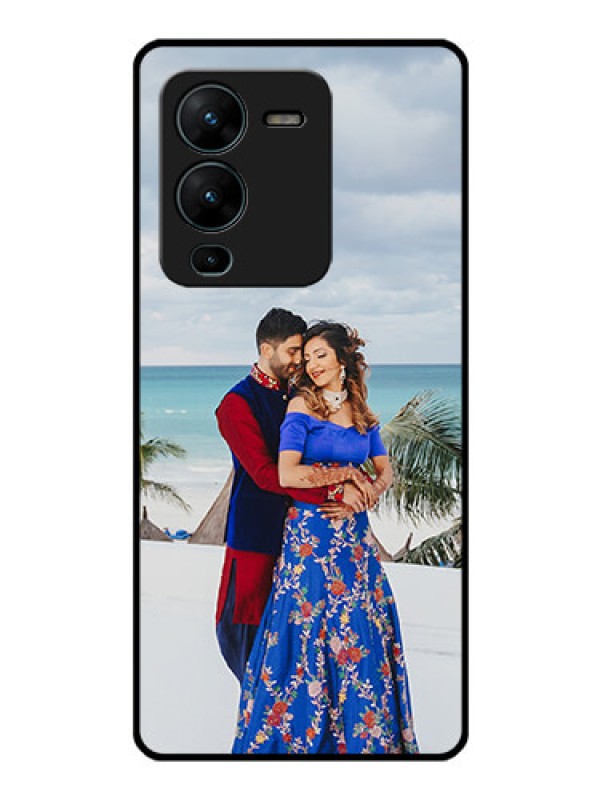 Custom Vivo V25 Pro 5G Photo Printing on Glass Case - Upload Full Picture Design