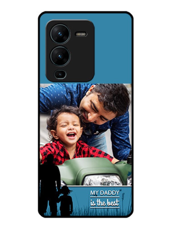 Custom Vivo V25 Pro 5G Custom Glass Mobile Case - Best dad design