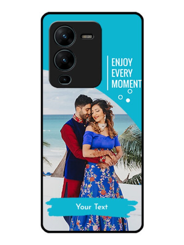 Custom Vivo V25 Pro 5G Custom Glass Mobile Case - Happy Moment Design