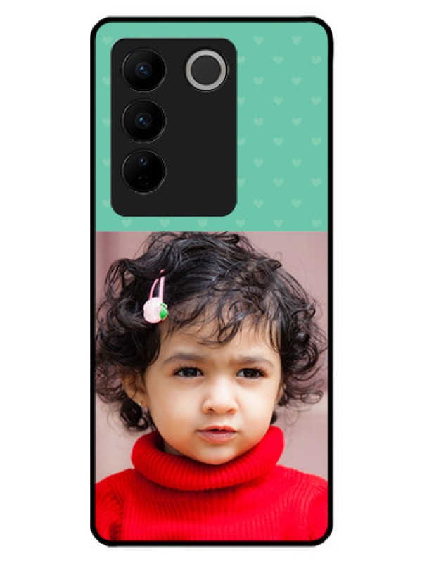 Custom Vivo V27 Pro 5G Custom Glass Phone Case - Lovers Picture Design