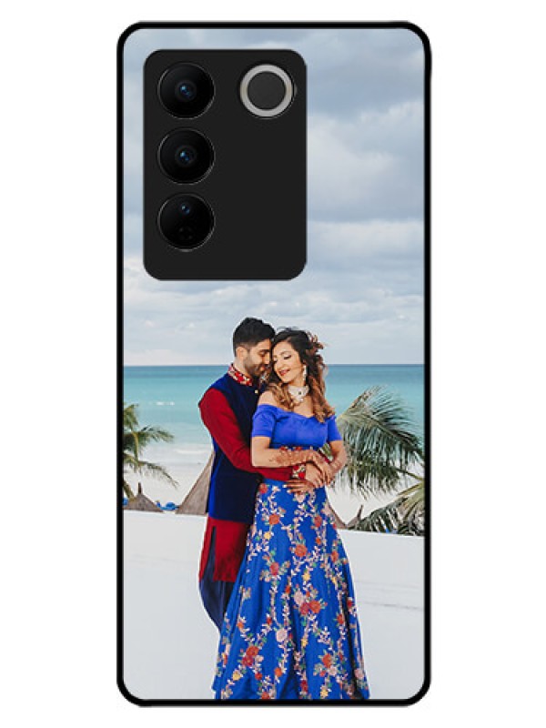 Custom Vivo V27 Pro 5G Photo Printing on Glass Case - Upload Full Picture Design