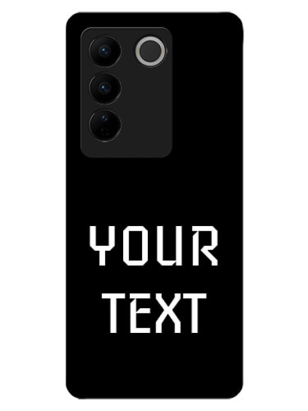 Custom Vivo V27 Pro 5G Your Name on Glass Phone Case