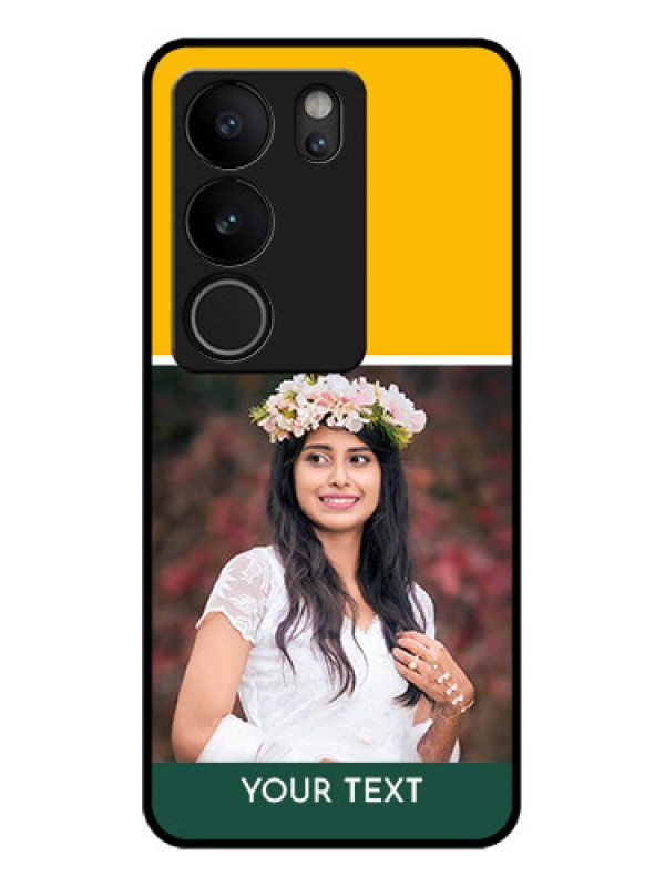 Custom Vivo V29 5G Custom Glass Phone Case - Love You Design