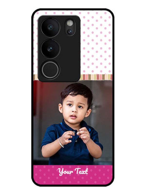 Custom Vivo V29 5G Custom Glass Phone Case - Cute Girls Cover Design
