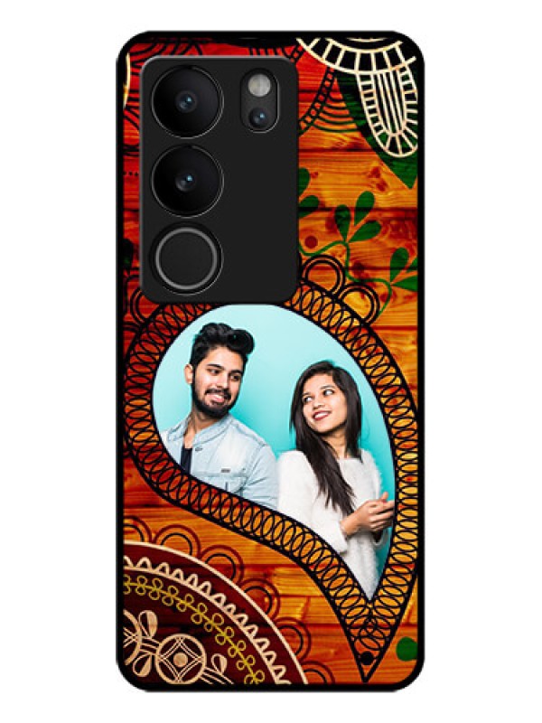 Custom Vivo V29 5G Custom Glass Phone Case - Abstract Colorful Design