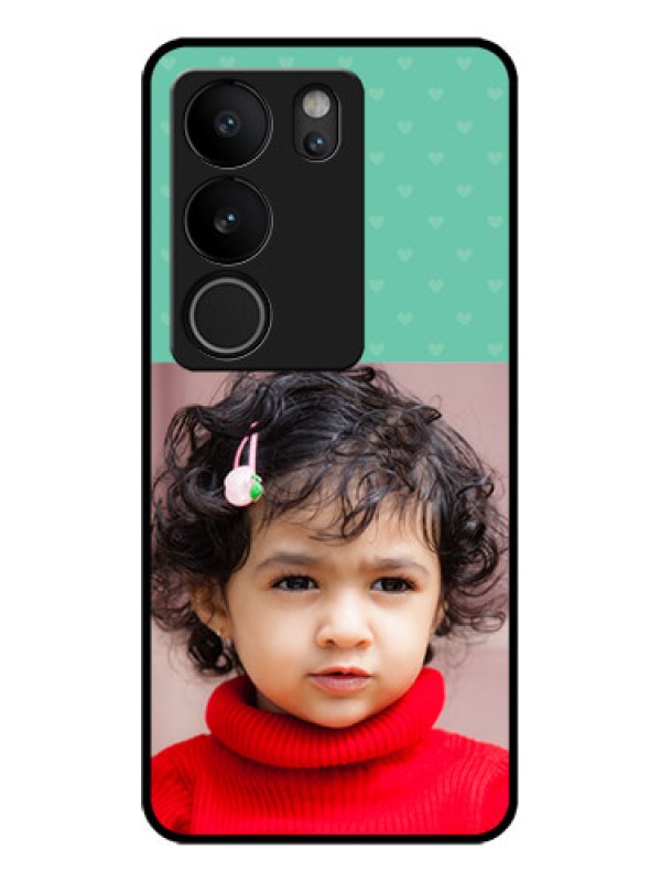 Custom Vivo V29 5G Custom Glass Phone Case - Lovers Picture Design