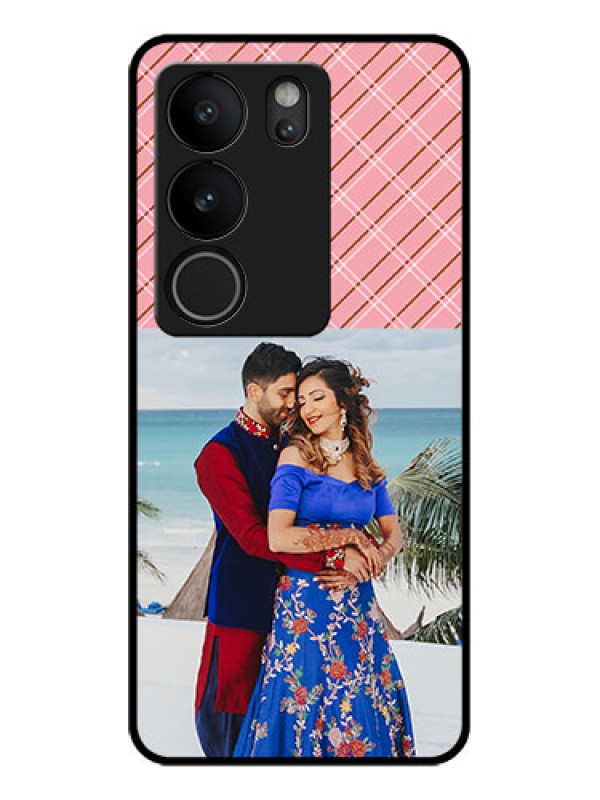 Custom Vivo V29 5G Custom Glass Phone Case - Together Forever Design