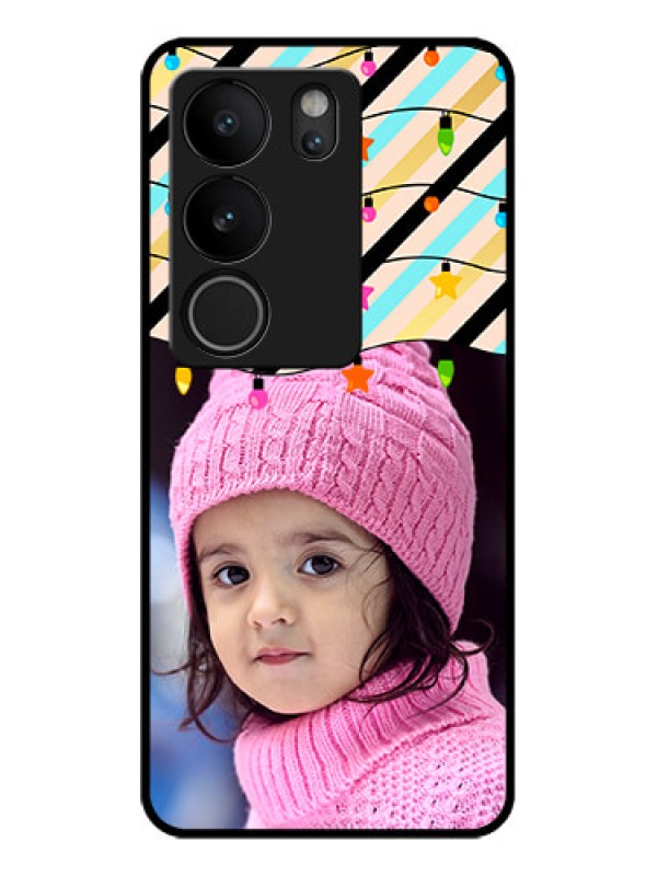 Custom Vivo V29 5G Custom Glass Phone Case - Lights Hanging Design