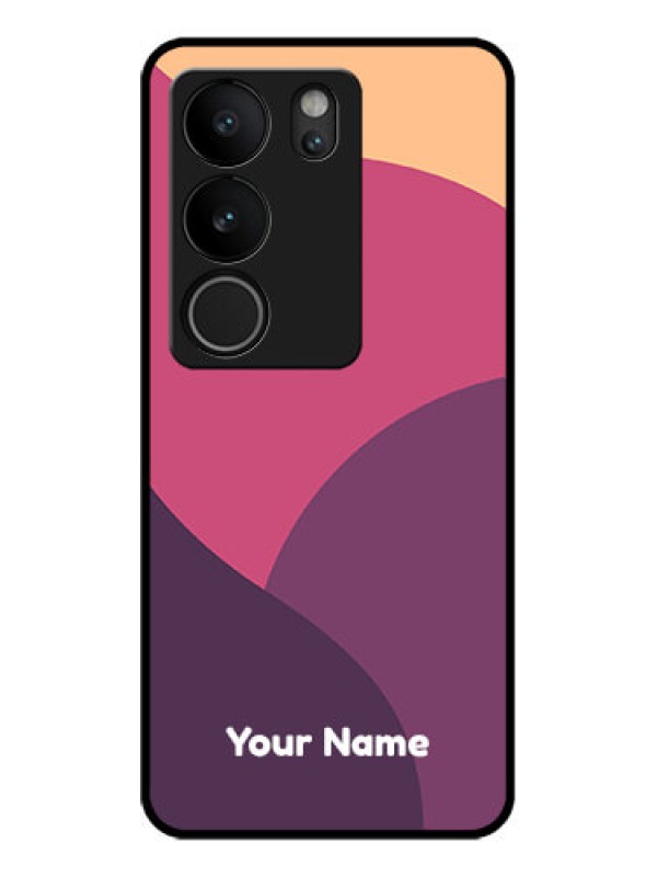 Custom Vivo V29 5G Custom Glass Phone Case - Mixed Multi - Colour Abstract Art Design