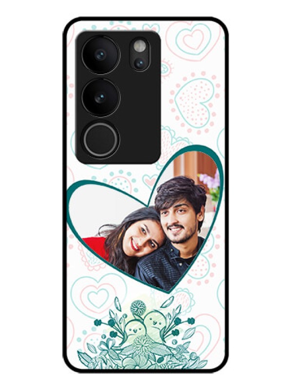 Custom Vivo V29 Pro 5G Custom Glass Phone Case - Premium Couple Design