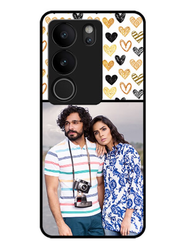 Custom Vivo V29 Pro 5G Custom Glass Phone Case - Love Symbol Design