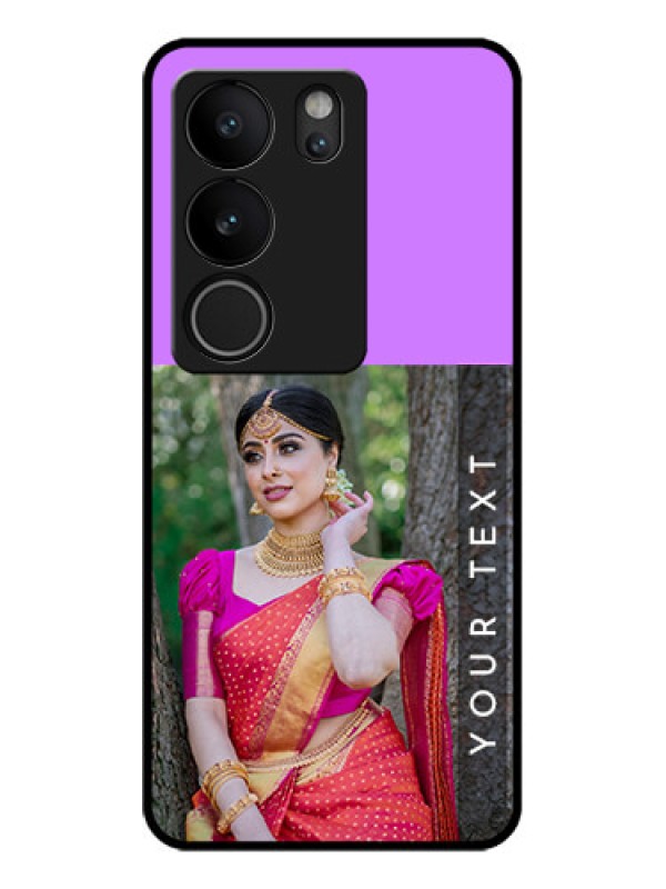 Custom Vivo V29 Pro 5G Custom Glass Phone Case - Birthday Icons Design