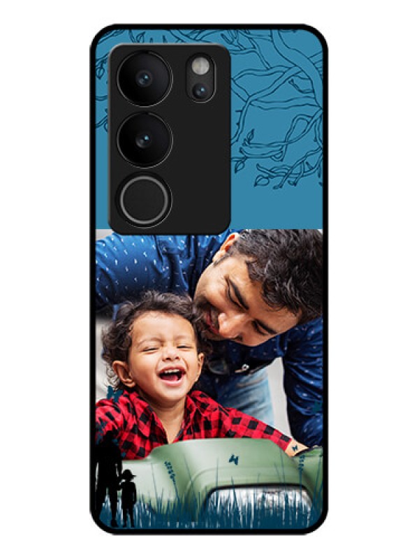Custom Vivo V29 Pro 5G Custom Glass Phone Case - Best Dad Design