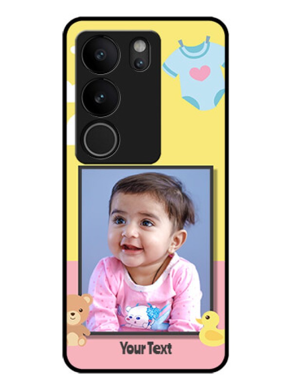 Custom Vivo V29 Pro 5G Custom Glass Phone Case - Kids 2 Color Design