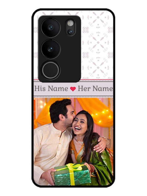Custom Vivo V29 Pro 5G Custom Glass Phone Case - With Photo And Ethnic Design