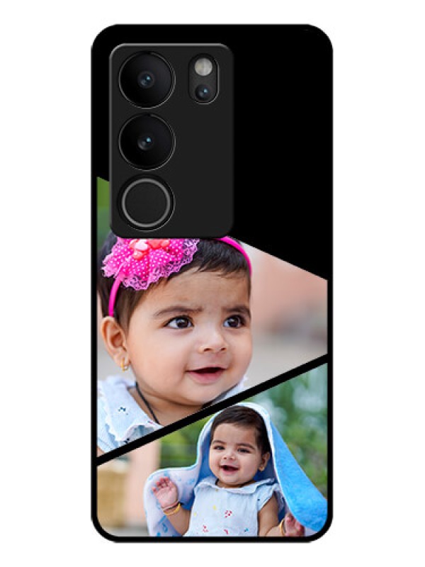 Custom Vivo V29 Pro 5G Custom Glass Phone Case - Semi Cut Design