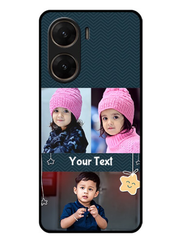 Custom Vivo V29E 5G Custom Glass Phone Case - Hanging Stars Design
