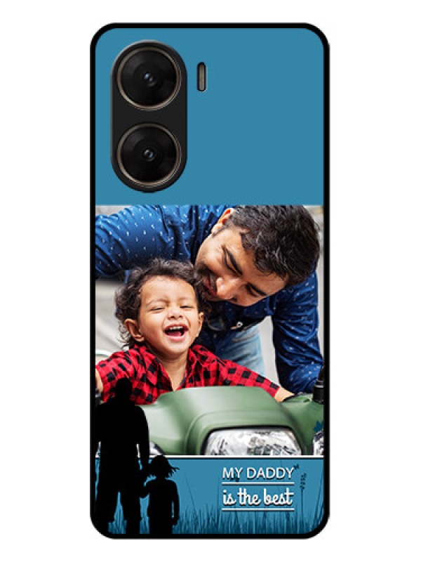 Custom Vivo V29E 5G Custom Glass Phone Case - Best Dad Design