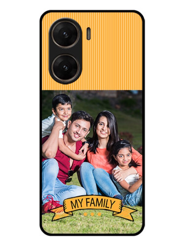 Custom Vivo V29E 5G Custom Glass Phone Case - My Family Design