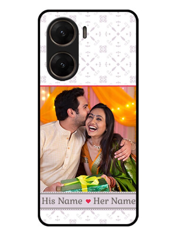 Custom Vivo V29E 5G Custom Glass Phone Case - With Photo And Ethnic Design