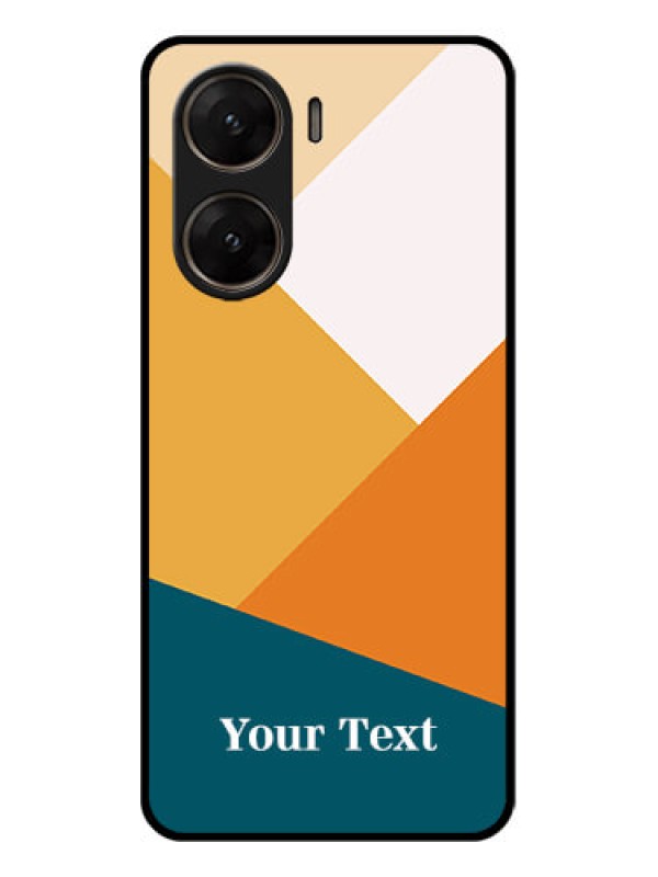 Custom Vivo V29E 5G Custom Glass Phone Case - Stacked Multi - Colour Design
