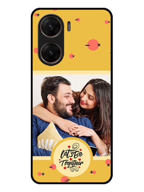 Custom Vivo V29E 5G Custom Glass Phone Case - Lets Be Together Design