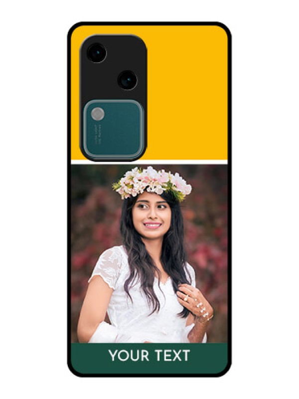Custom Vivo V30 5G Custom Glass Phone Case - Love You Design