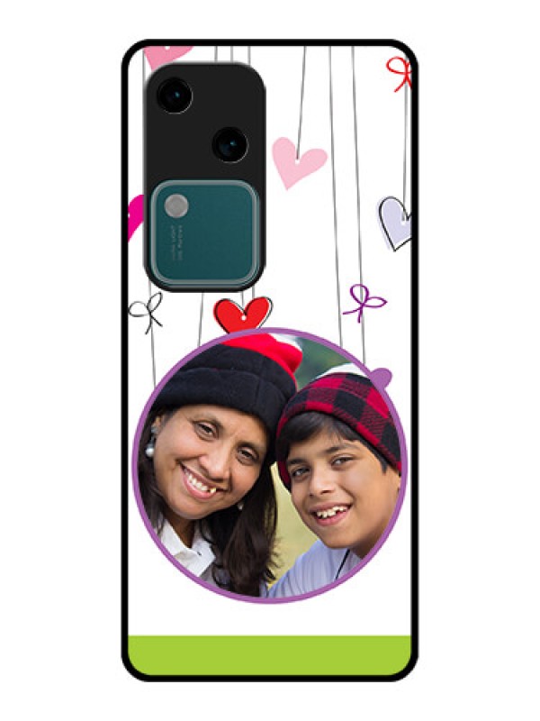 Custom Vivo V30 5G Custom Glass Phone Case - Cute Kids Phone Case Design