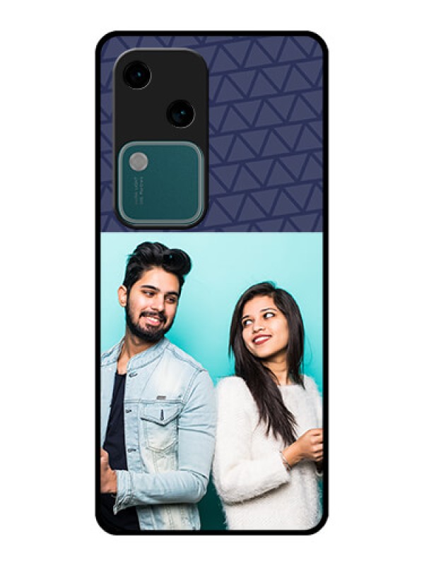 Custom Vivo V30 5G Custom Glass Phone Case - With Best Friends Design