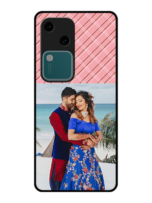 Custom Vivo V30 5G Custom Glass Phone Case - Together Forever Design