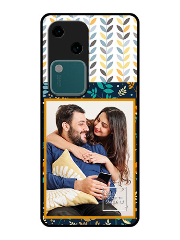 Custom Vivo V30 5G Custom Glass Phone Case - Pattern Design